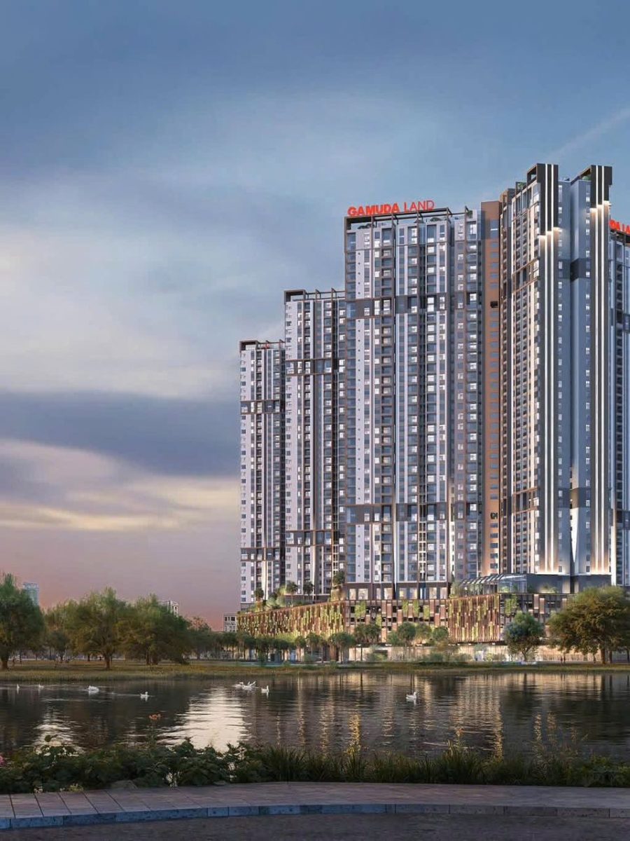 Ba tòa tháp Gamuda Central Park (HH2) bên hồ Yên Sở, Gamuda City